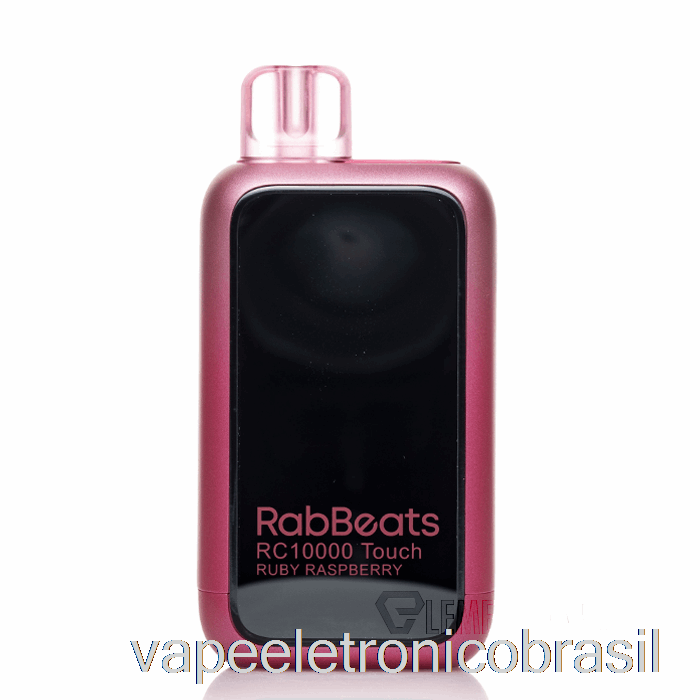 Vape Recarregável Rabbeats Rc10000 Touch Descartável Ruby ​​framboesa
